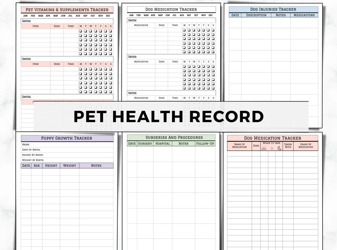 New Puppy Survival Bundle — Printable Puppy Daily Checklist, Dog Training Planner & 30-Day Pet Training Workbook - Image 8